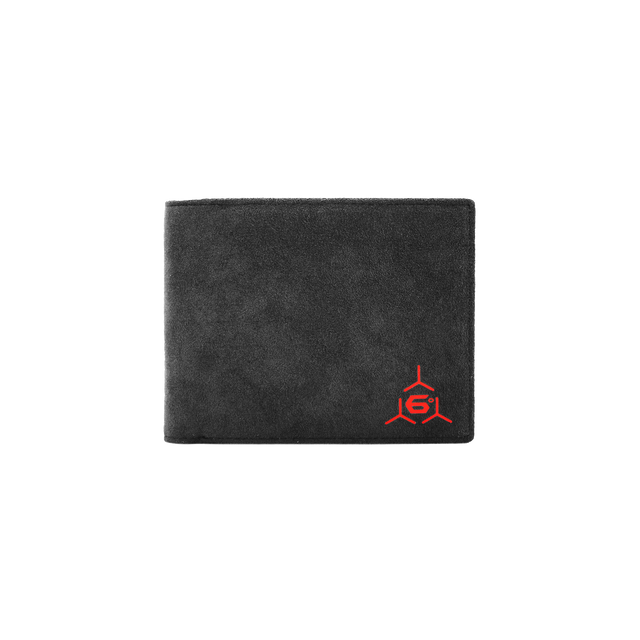 Alcantara Wallet with Sesto Elemonto Embossing - INTERIOREX