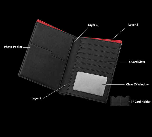 Alcantara Passport Holder