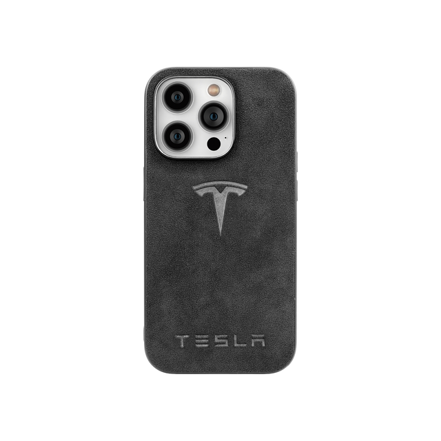Alcantara Tesla Phone Case